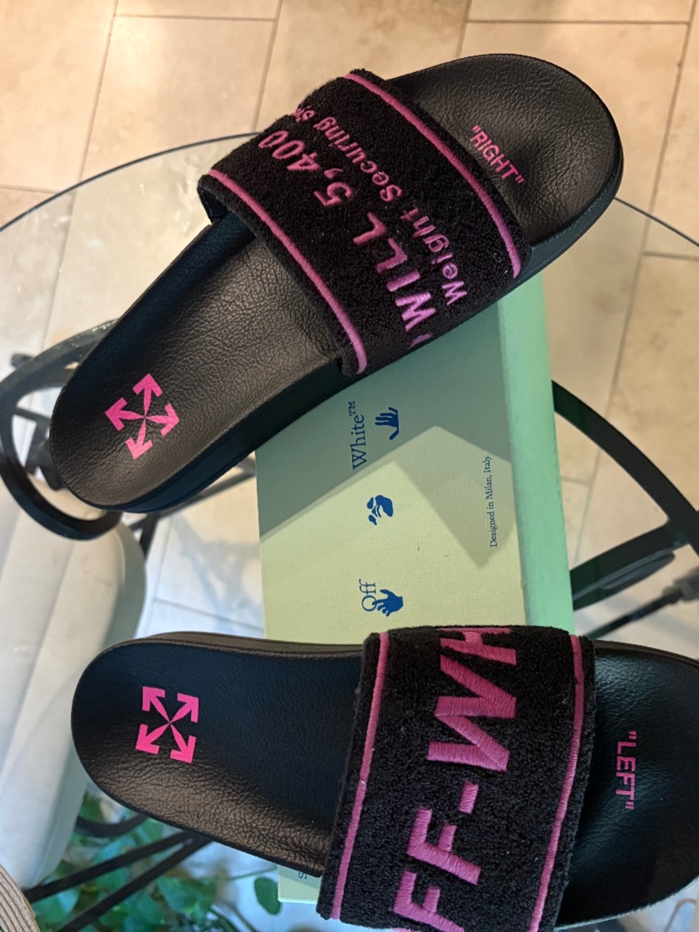 Off White Slides